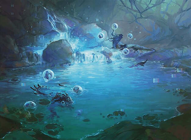 Sink into Stupor // Soporific Springs card art