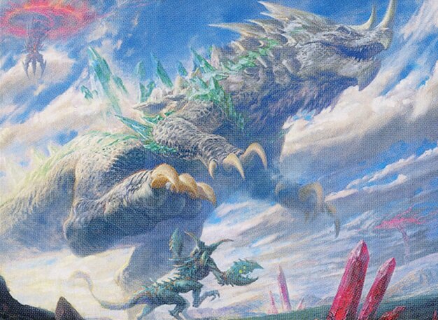 Invasion of Ikoria // Zilortha, Apex of Ikoria card art