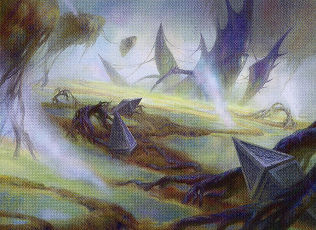 Malakir Rebirth // Malakir Mire card art