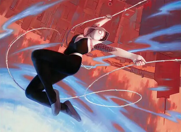 Gwen Stacy // Ghost-Spider art