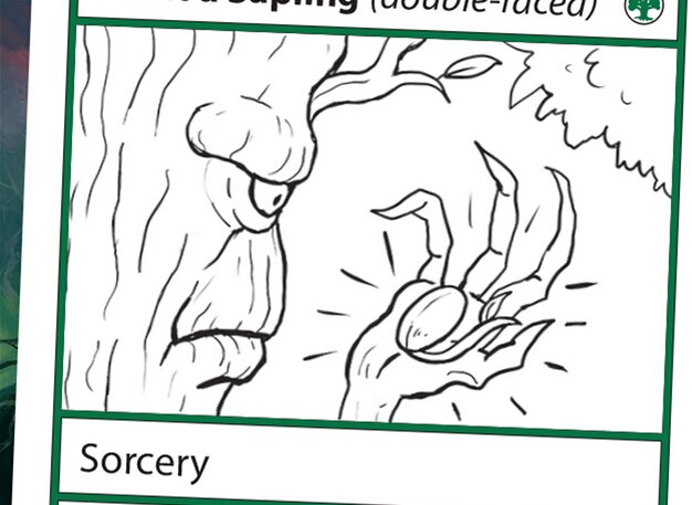 Plant a Sapling // Fully-Grown Treefolk