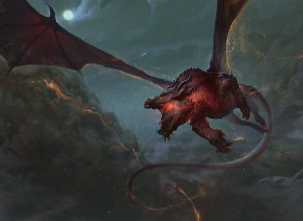 Backdraft Hellkite - Double Masters 2022 Magic: The Gathering Card - Creature — Dragon by Rudy Siswanto