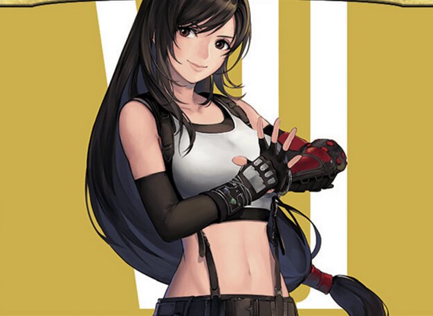 格闘家、ティファ - Final Fantasy Commander - MTG Print