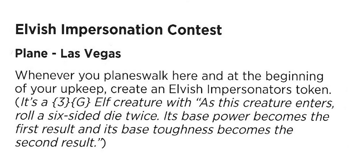 Elvish Impersonation Contest