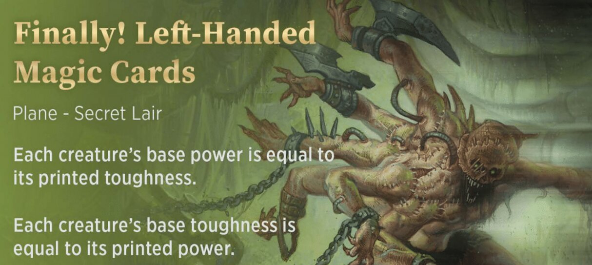Finally! Left-Handed Magic Cards