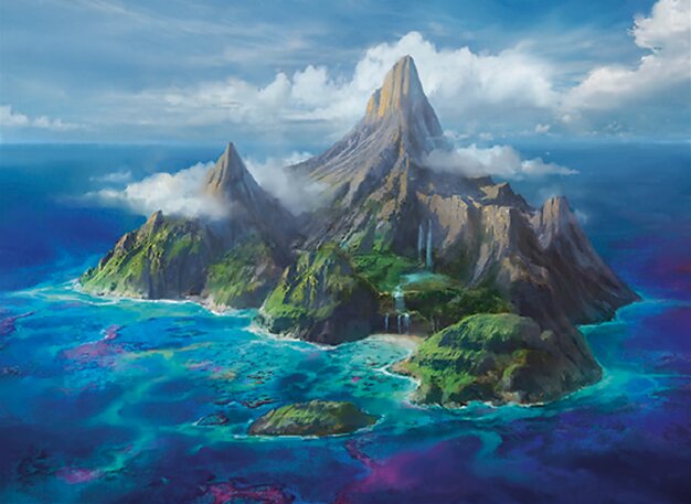 Thriving Isle - Bloomburrow Commander Magic: The Gathering Card - Land by Jonas De Ro