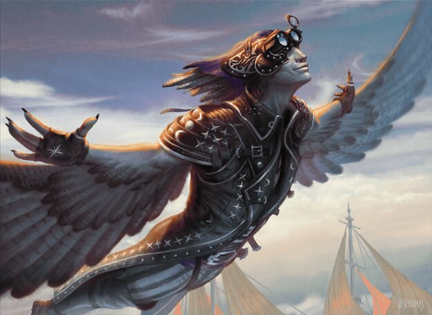 Malcolm, Keen-Eyed Navigator / Vial Smasher the Fierce art