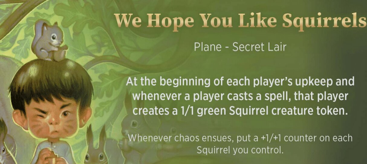We Hope You Like Squirrels