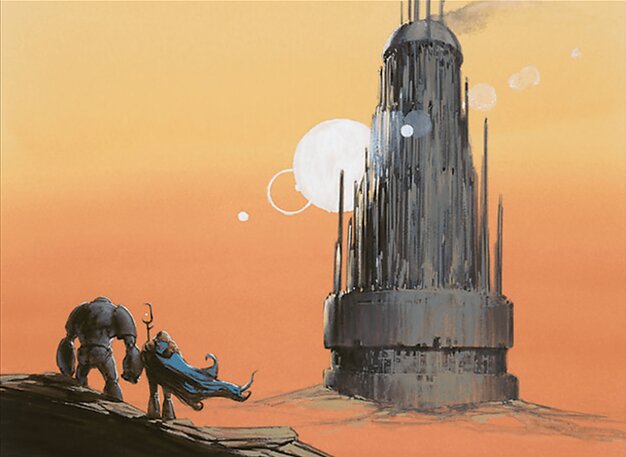 Urza's Tower - Modern Horizons 3 Commander Magic: The Gathering Card - Land — Urza's Tower by Brian Snõddy