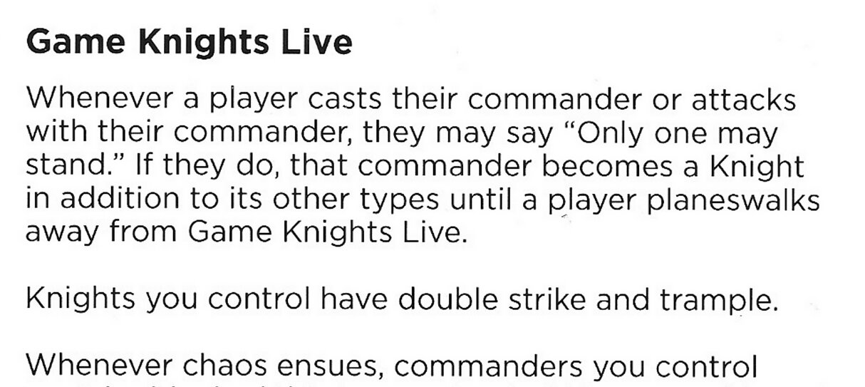 Game Knights Live