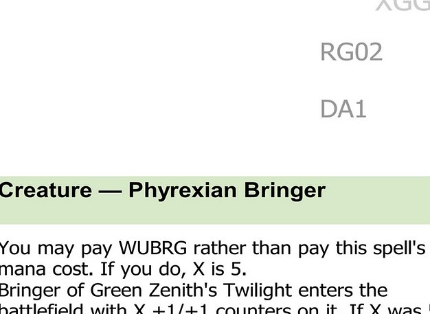 Bringer of Green Zenith's Twilight