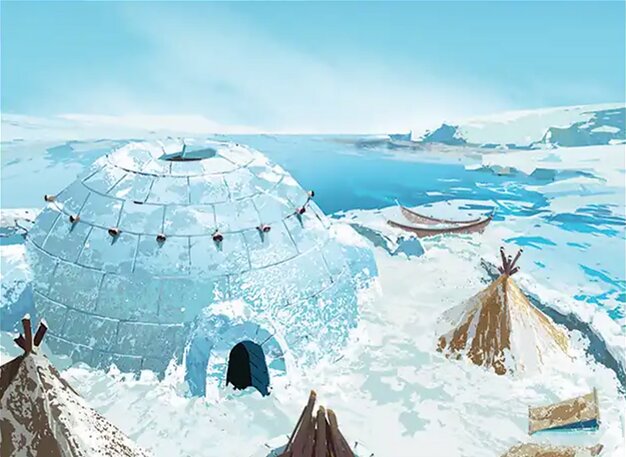Island card art