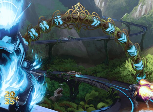 Muraganda Raceway - Aetherdrift Promos Magic: The Gathering Card - Land by Brian Valeza