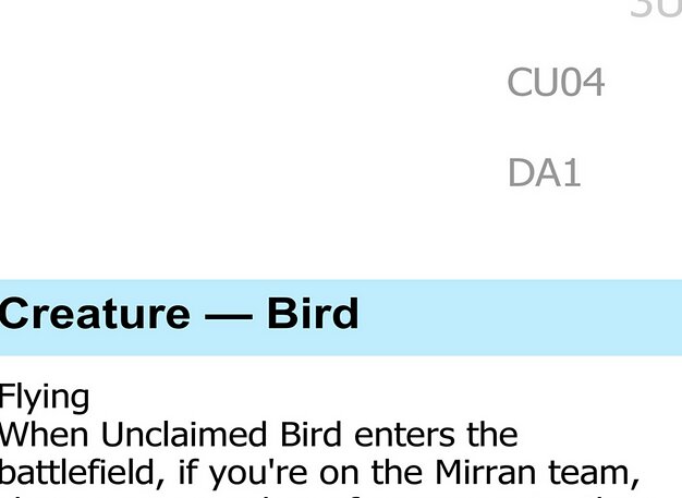 Unclaimed Bird