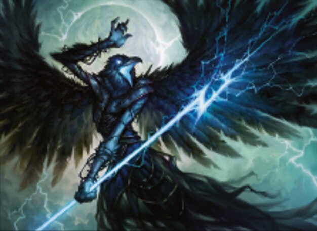 Windcaller Aven - Commander Masters Magic: The Gathering Card - Creature — Bird Wizard by Uriah Voth