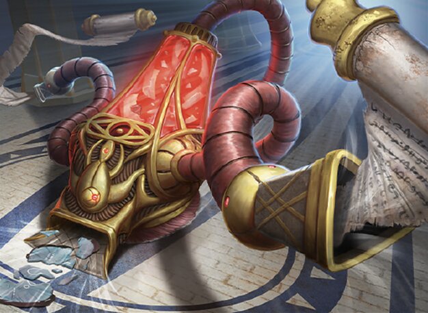 Sanitation Automaton - Murders at Karlov Manor Magic: The Gathering Card - Artifact Creature — Construct by Mike Burns