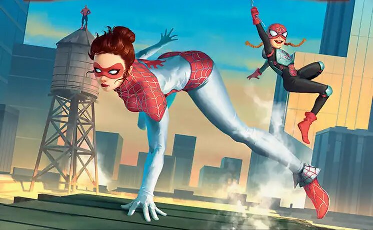 Spinneret and Spiderling art