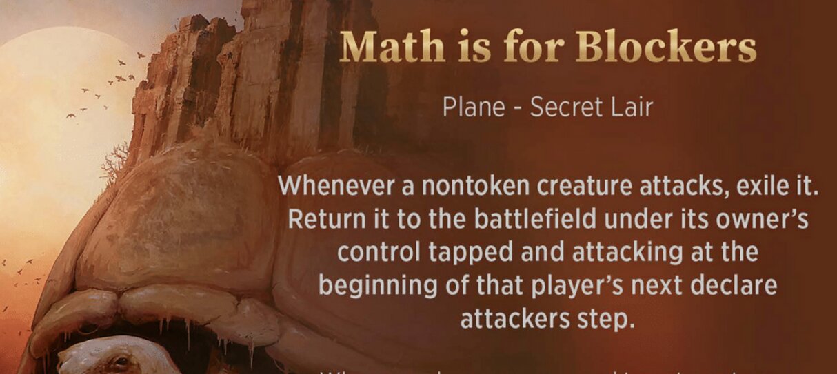 Math is for Blockers (Plane)