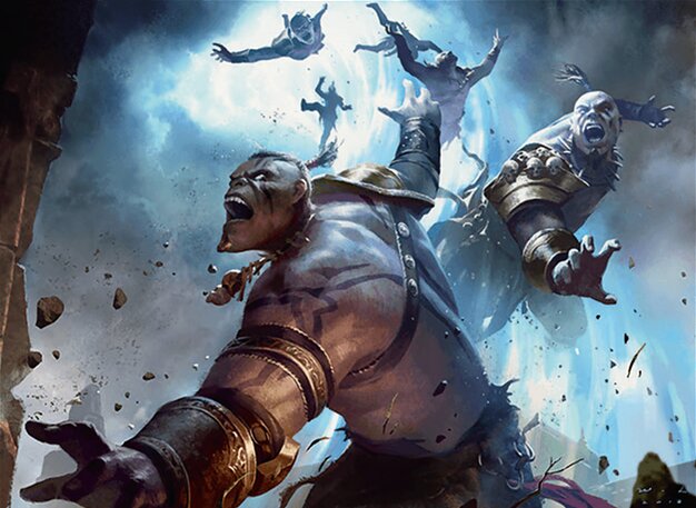 Aether Gale - Duskmourn: House of Horror Commander Magic: The Gathering Card - Sorcery by Jack Wang