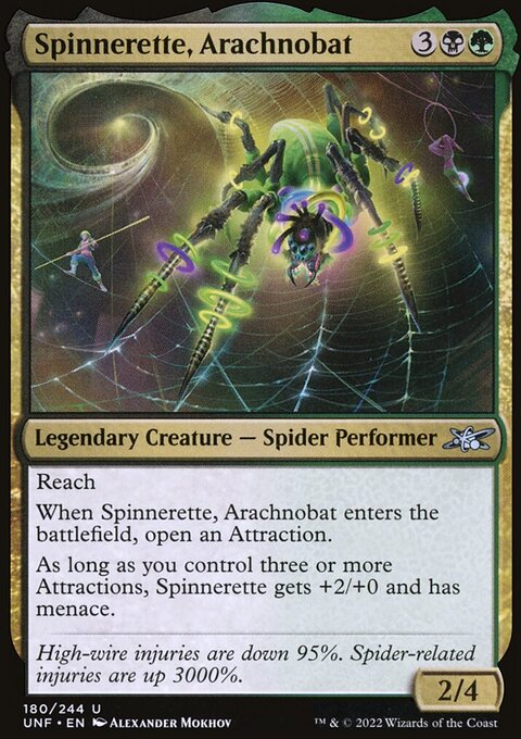 Spinnerette, Arachnobat