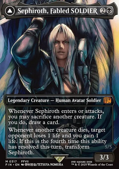 Sephiroth, One-Winged Angel (Magic: The Gathering—FINAL