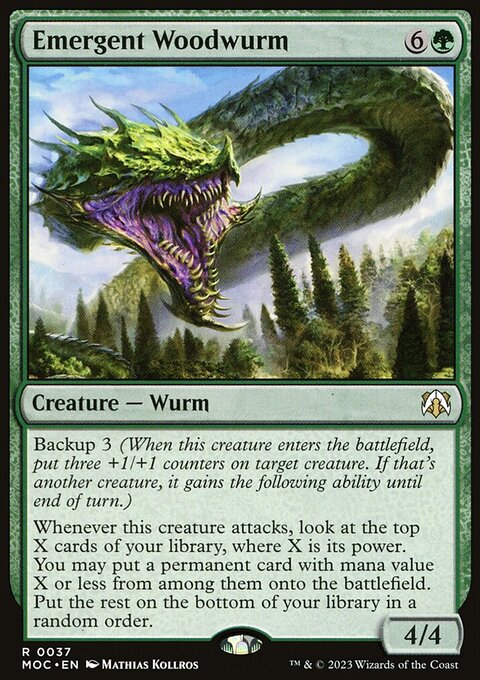 Emergent Woodwurm