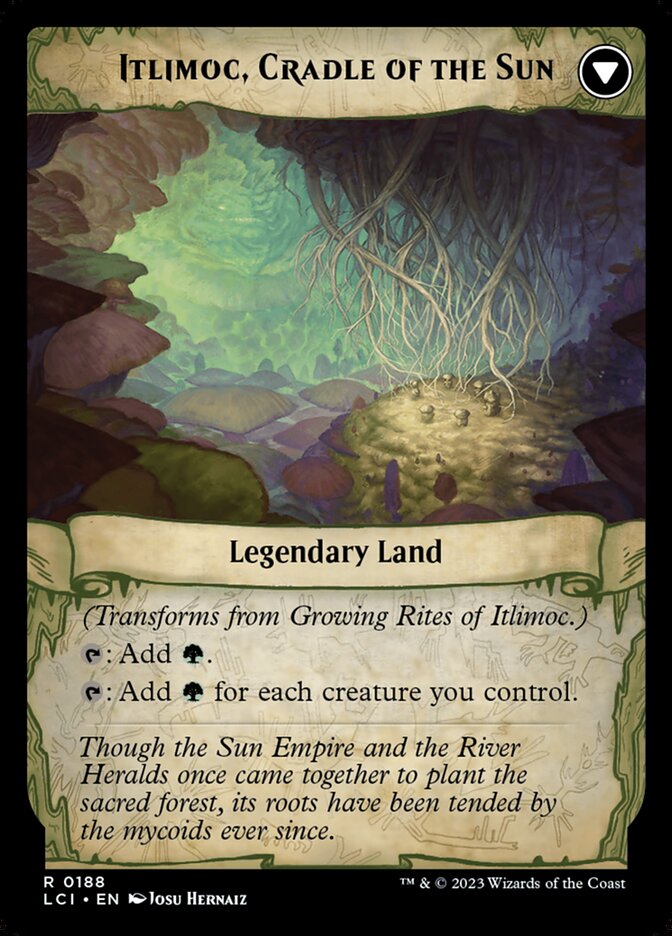 Growing Rites of Itlimoc // Itlimoc, Cradle of the Sun (The Lost Caverns of Ixalan #188)