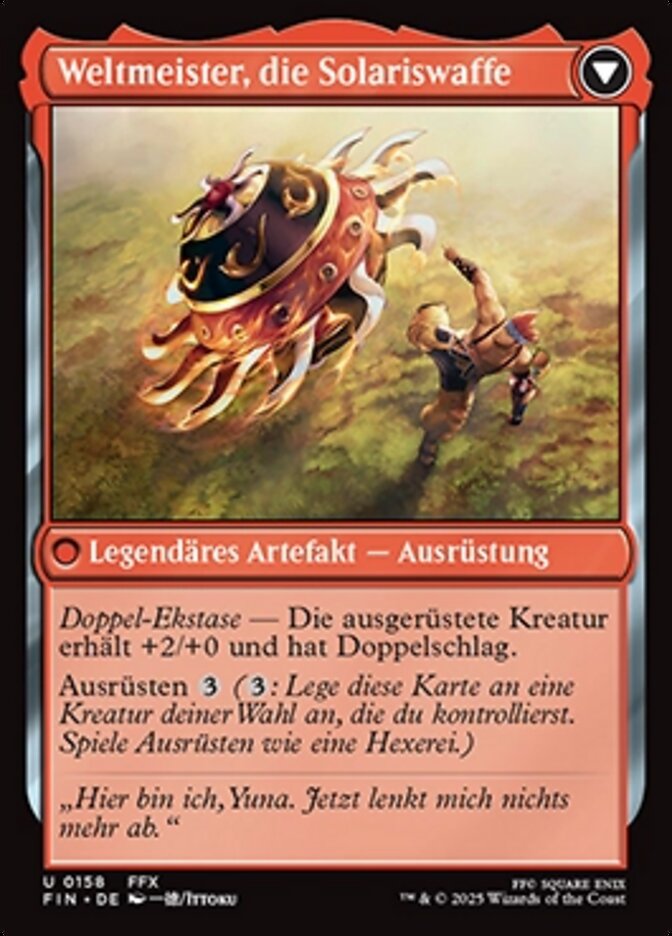 Weltmeister, die Solariswaffe