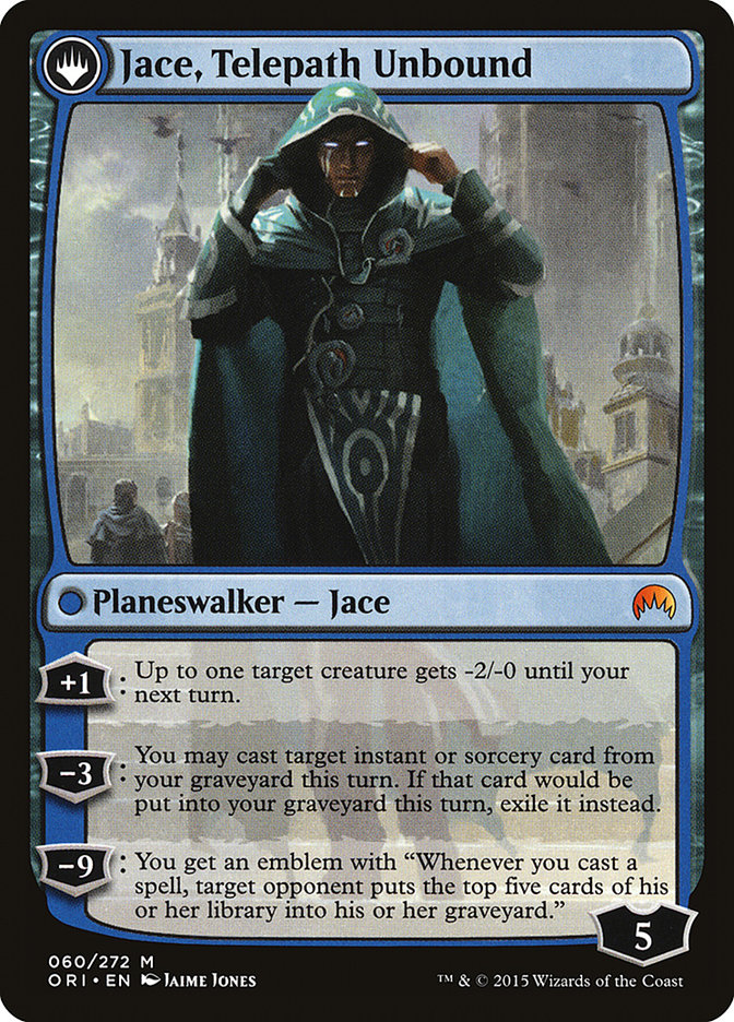 Jace, Vryn's Prodigy // Jace, Telepath Unbound (Magic Origins #60)