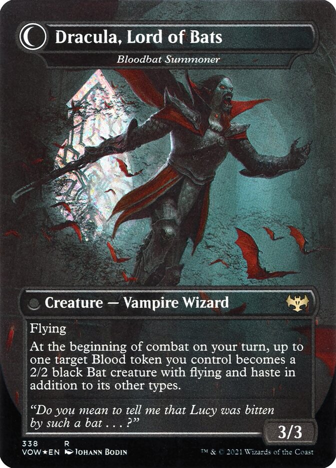 Voldaren Bloodcaster // Bloodbat Summoner (Innistrad: Crimson Vow #338)