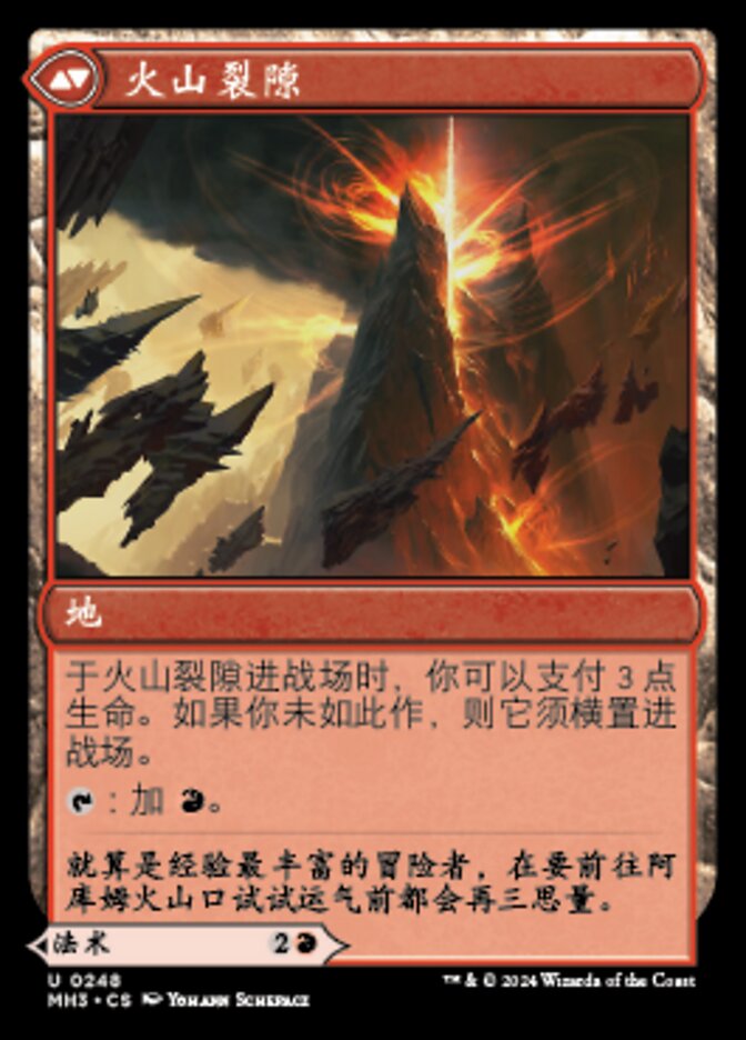 Sundering Eruption // Volcanic Fissure (Modern Horizons 3 #248)