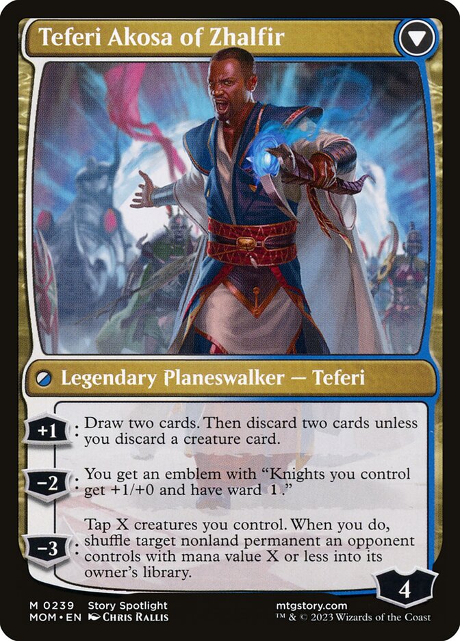 Teferi's Talent · March of the Machine Commander (MOC) #74 · Scryfall Magic  The Gathering Search