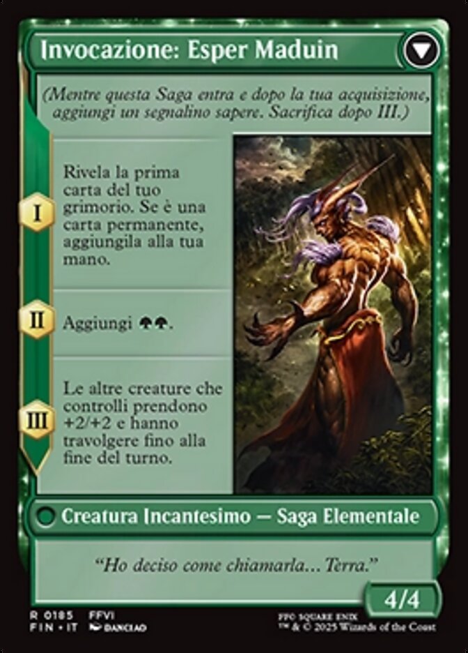 Invocazione: Esper Maduin