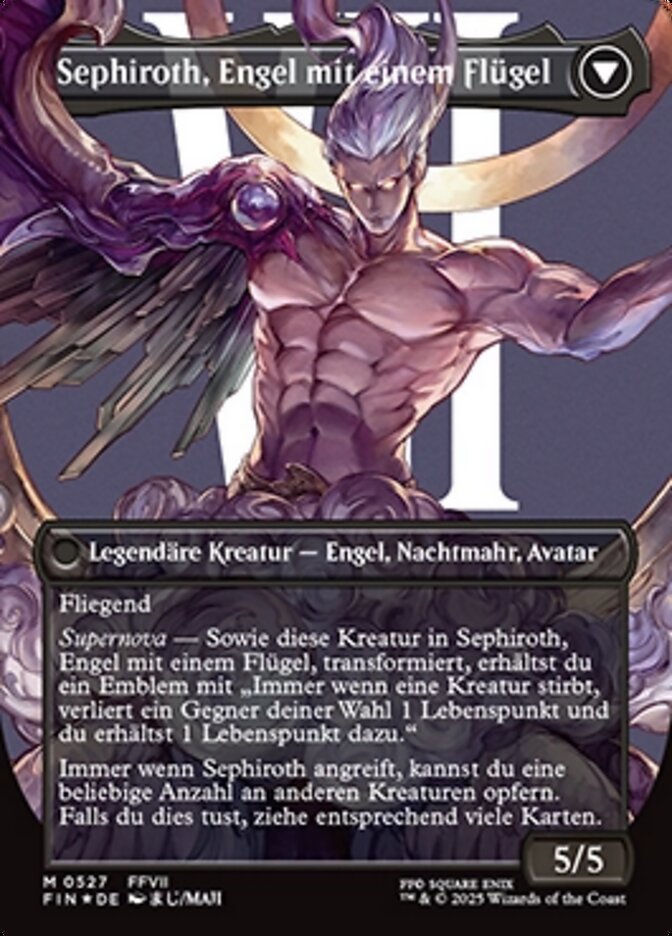 Sephiroth, Engel mit einem Flügel