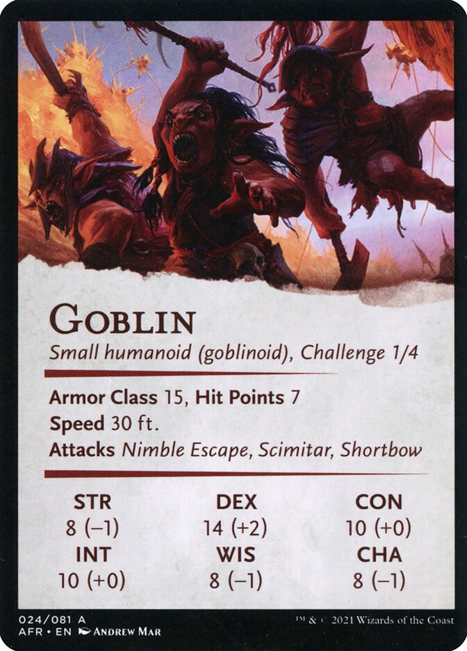 Swarming Goblins // Goblin (Adventures in the Forgotten Realms Art Series #24)