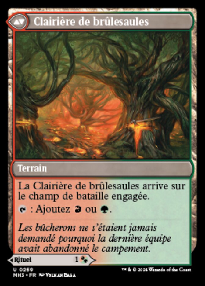 Stump Stomp // Burnwillow Clearing (Modern Horizons 3 #259)