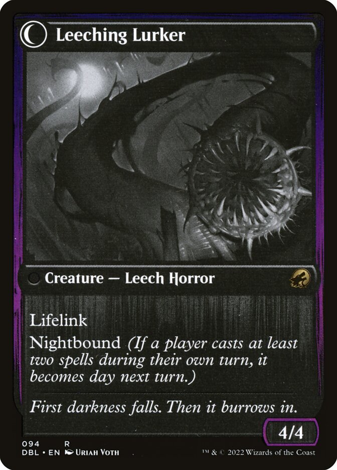 Curse of Leeches // Leeching Lurker (Innistrad: Double Feature #94)