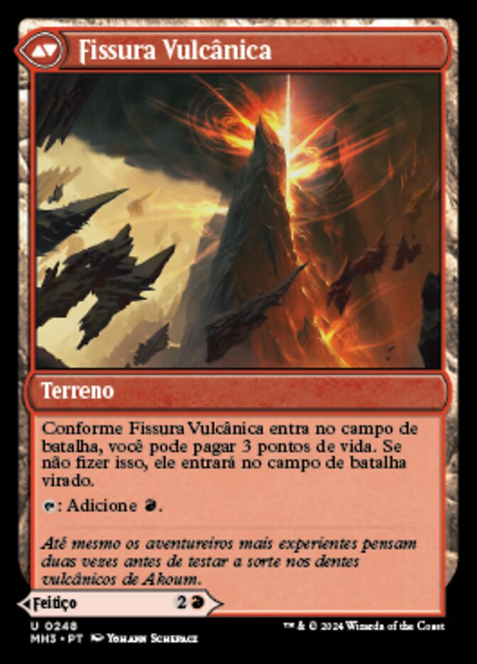 Sundering Eruption // Volcanic Fissure (Modern Horizons 3 #248)