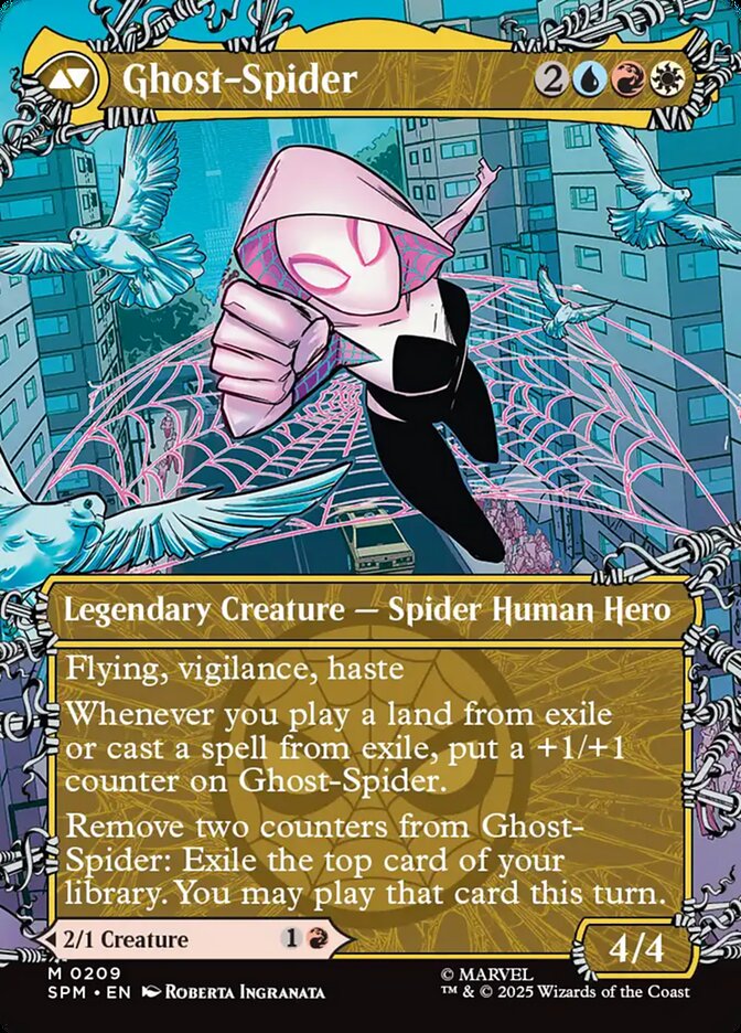 Gwen Stacy // Ghost-Spider - reverse side