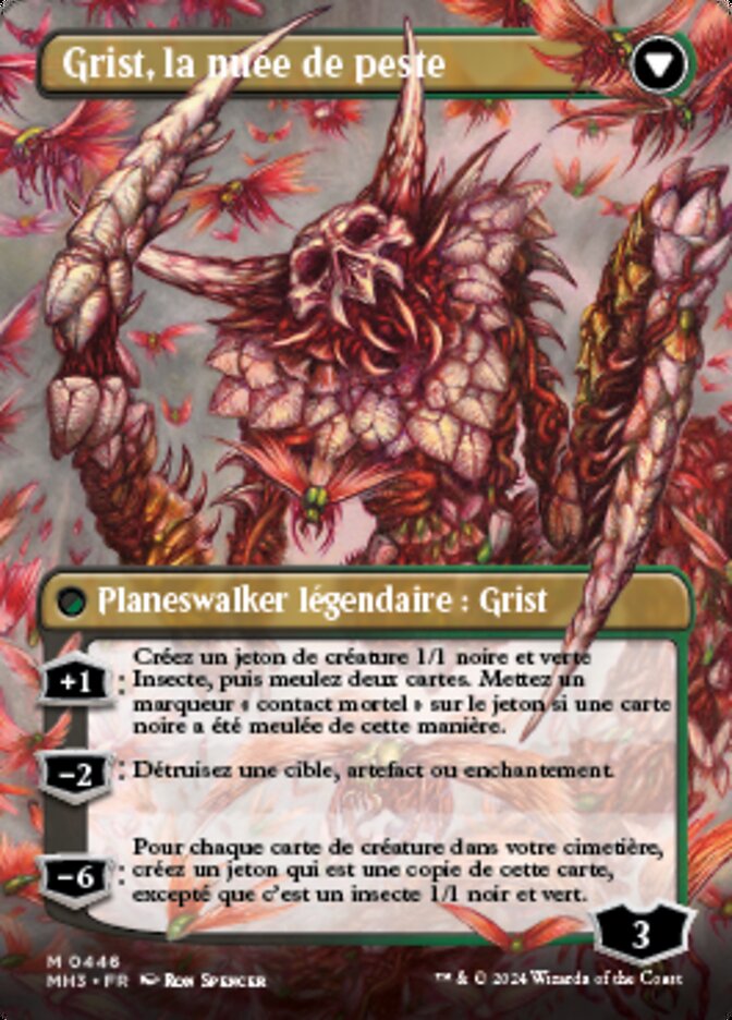 Grist, Voracious Larva // Grist, the Plague Swarm (Modern Horizons 3 #446)