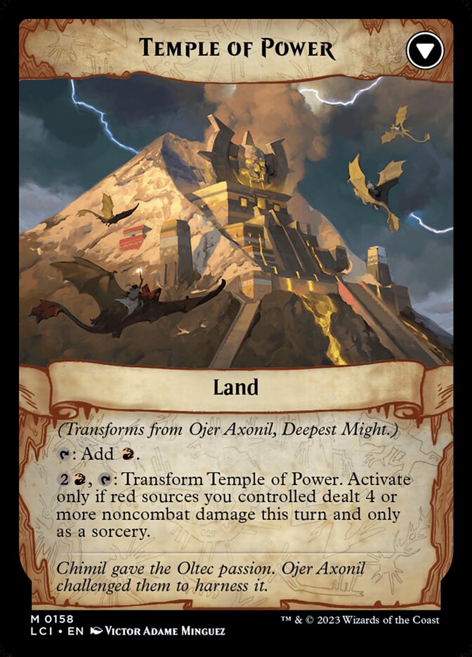Top 10 Most Expensive Cards of Lost Caverns of Ixalan Ojer Axonil, Deepest Might // Temple of Power