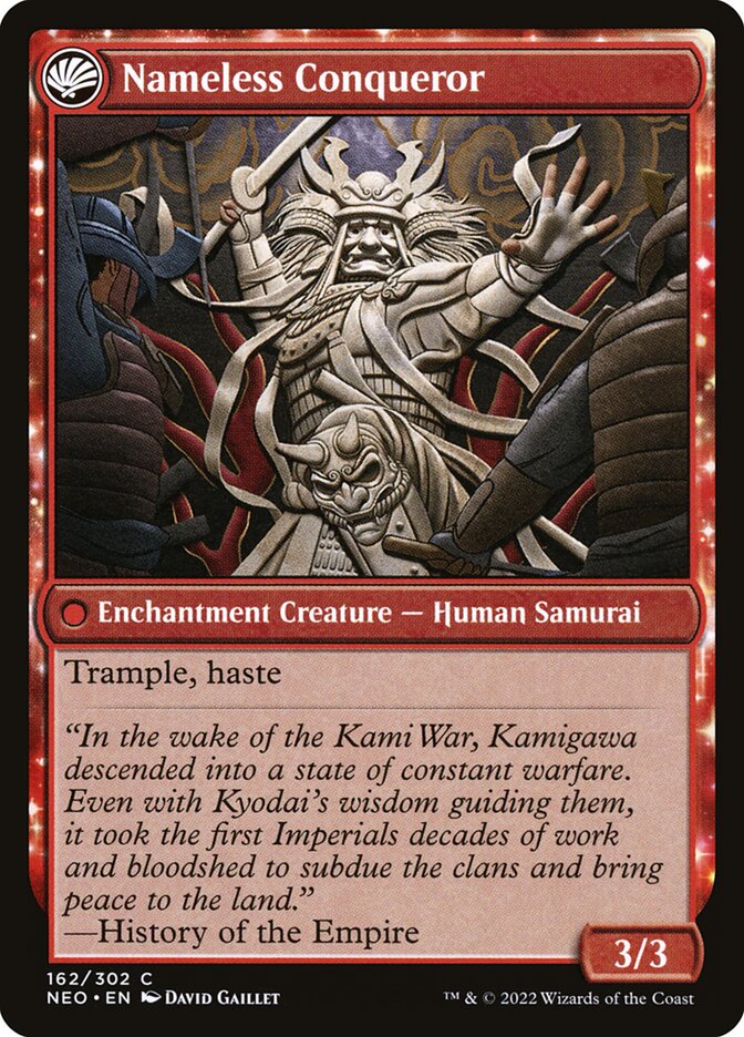 The Shattered States Era // Nameless Conqueror (Kamigawa: Neon Dynasty #162)