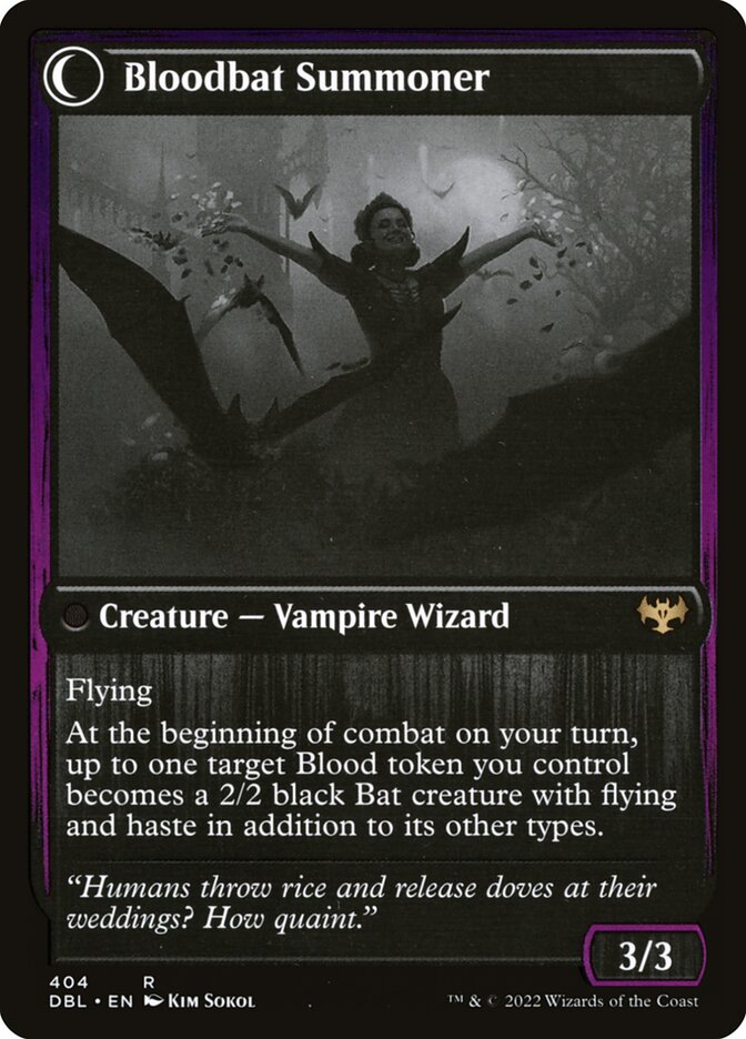 Voldaren Bloodcaster // Bloodbat Summoner (Innistrad: Double Feature #404)