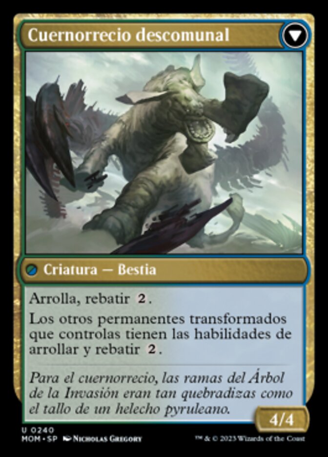 Cuernorrecio descomunal