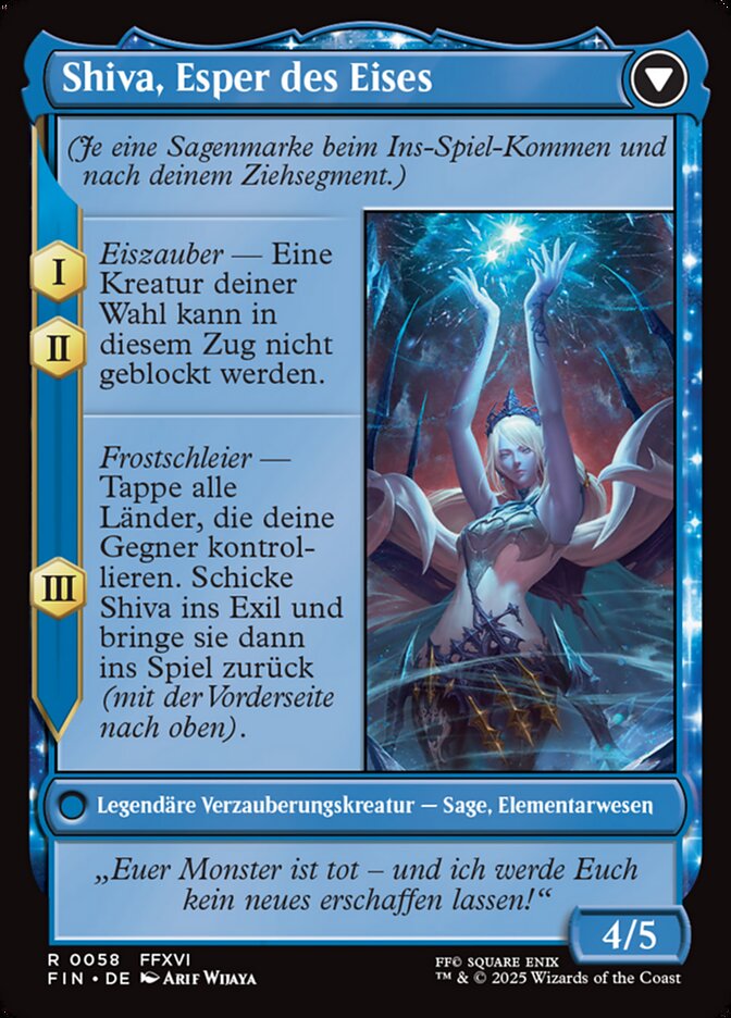 Shiva, Warden of Ice