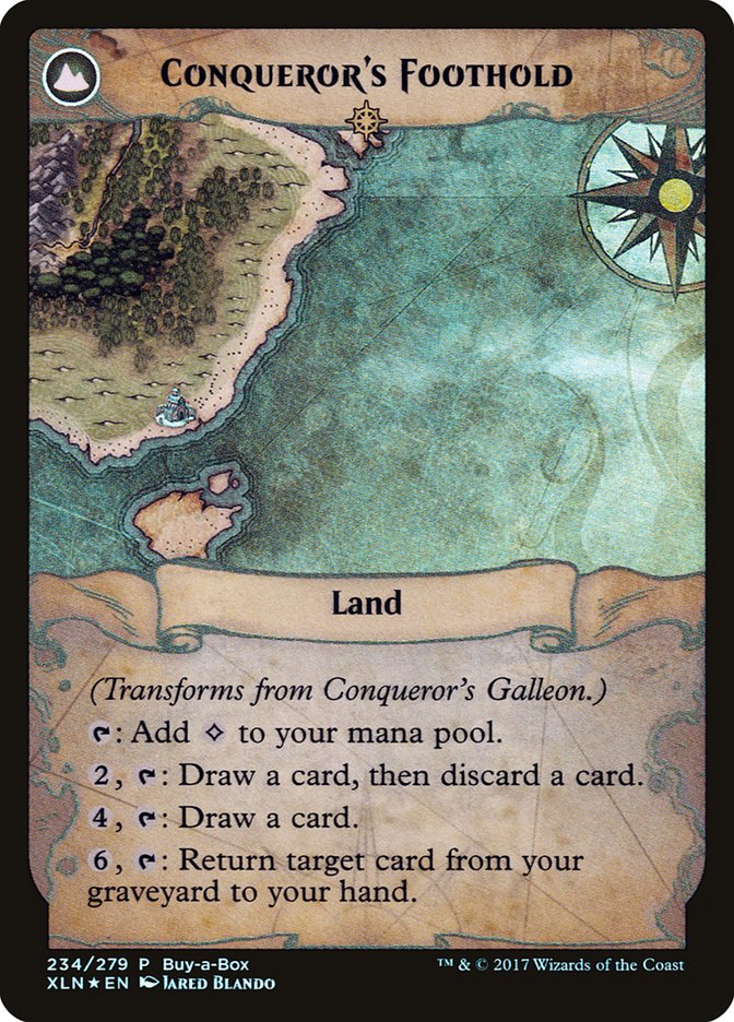 Conqueror's Galleon // Conqueror's Foothold (XLN Treasure Chest #234)