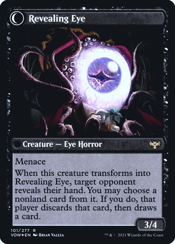 Concealing Curtains // Revealing Eye (Innistrad: Crimson Vow Promos #101s)