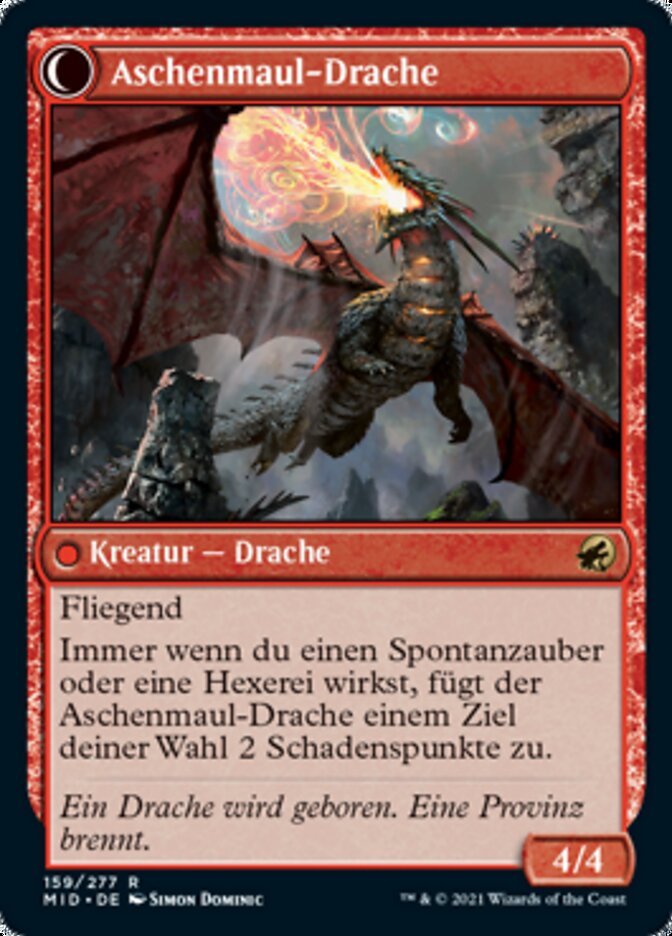 Aschenmaul-Drache