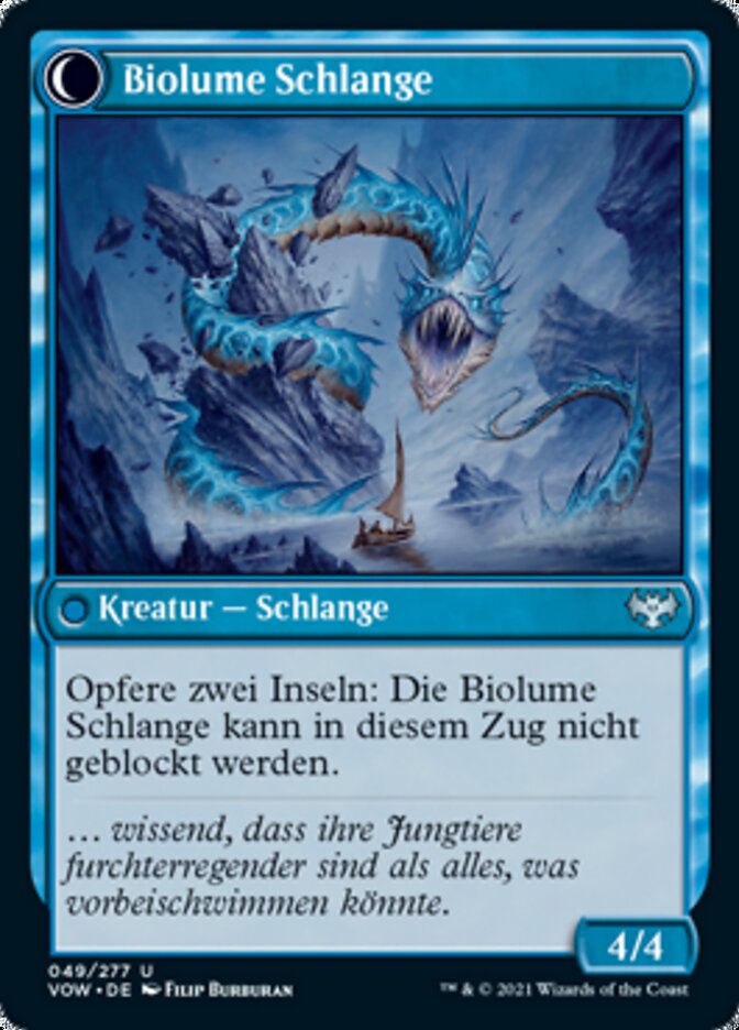 Biolume Schlange