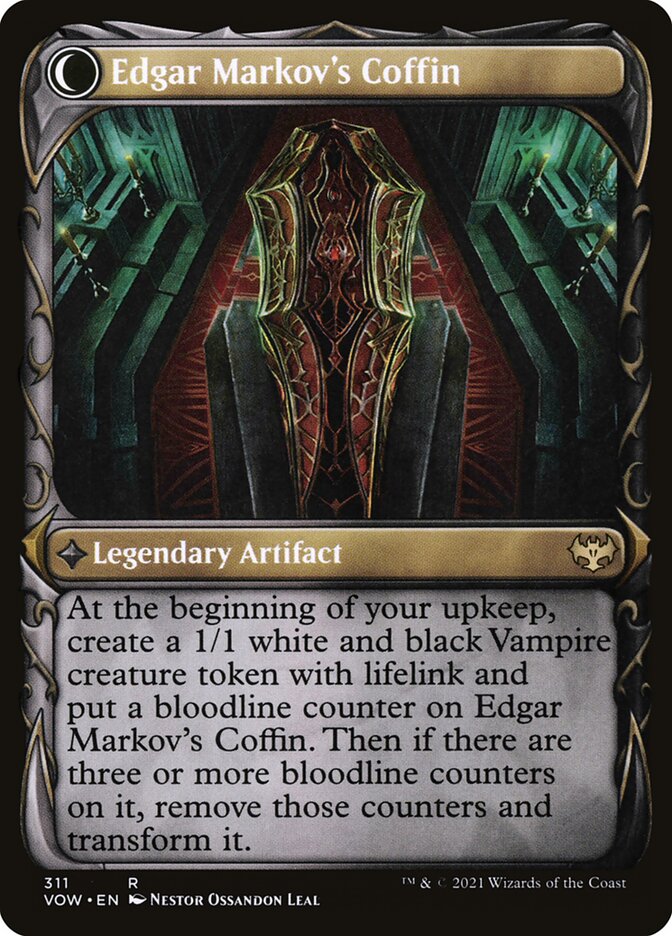 Edgar, Charmed Groom // Edgar Markov's Coffin (Innistrad: Crimson Vow #311)